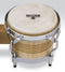 Latin Percussion Matador 7 1/4” & 8 5/8” Bongos - Natural w/ Chrome - M201-AWC