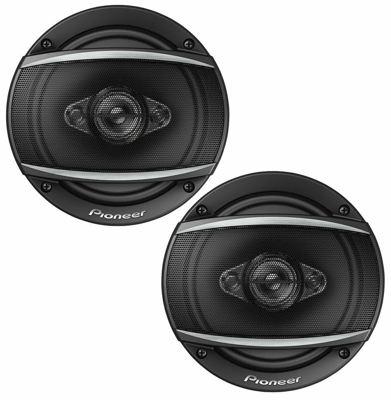 Pioneer TS-A1680F 350W Max 6.5" 4-Way 4-Ohm Stereo Car Audio Coaxial Speakers Open Box