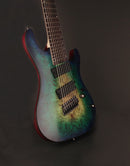 Cort KX508MS KX Series 8 String Electric Guitar - Mariana Blue Burst