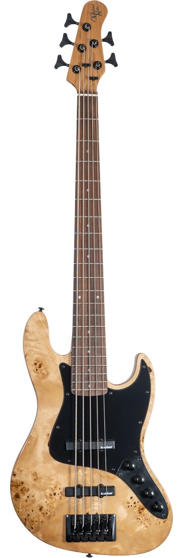 Michael Kelly Element 5R 5 String Electric Bass - Burl - MKE5CBEPRU