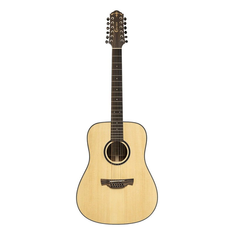 Crafter Able Series 600 Dreadnought Acoustic Guitar - Natural - ABLE D600 N 12