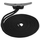 Sea-Dog Double Braided Nylon Dock Line - 3/4" x 50' - Black 302119050BK-1