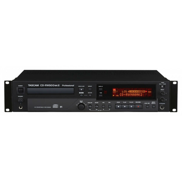 Tascam Pro CD Recorder/Player w/ Proprietary TEAC Tray-loading - CD-RW900MKII