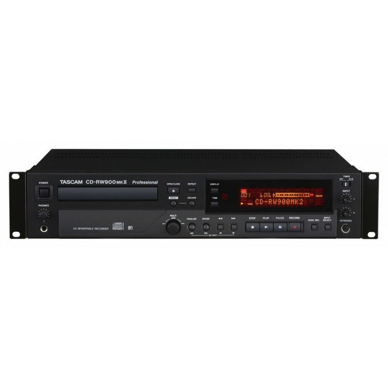 Tascam Pro CD Recorder/Player w/ Proprietary TEAC Tray-loading - CD-RW900MKII