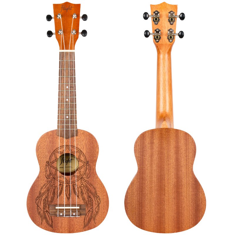 Flight Dream Catcher Soprano Ukulele w/ Gig Bag - NUS350DC