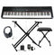 Artesia AM-3 88-Key Weighted Hammer Action Digital Piano Keyboard Bundle