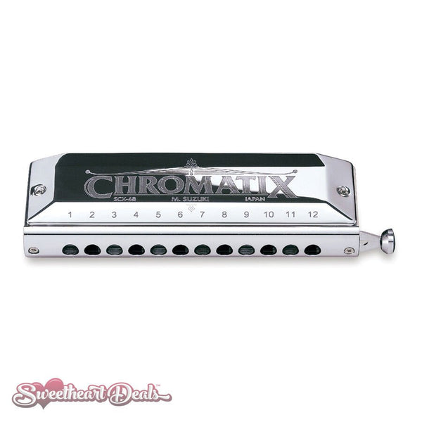 Suzuki SCX48 Chromatix Series Harmonica Key of C - 12 Hole Chromatic