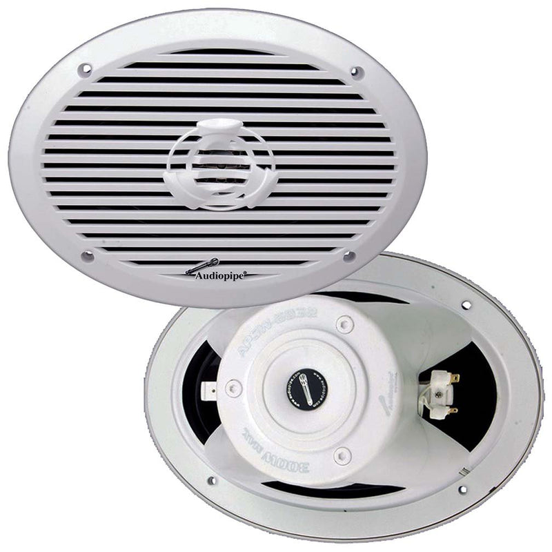 Audiopipe Marine 6"—9" 2-Way Speakers (White) APSW-6932