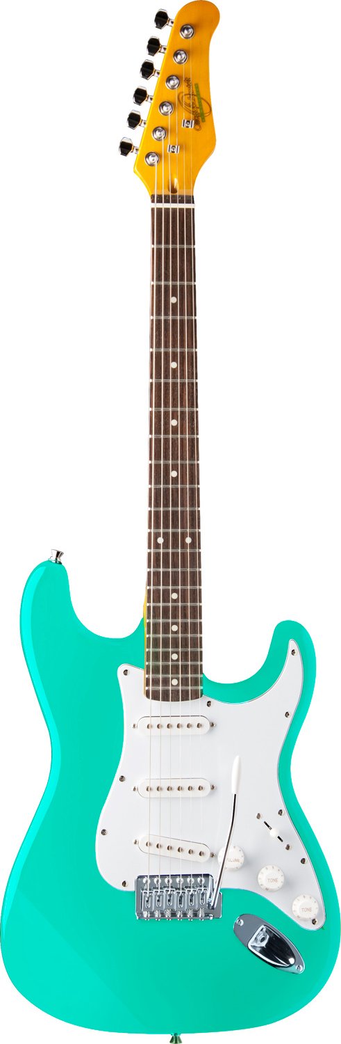 Oscar Schmidt OS-300-SFG Double Cutaway Electric Guitar - Surf Green