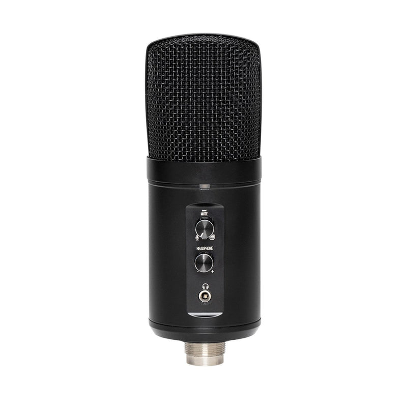 Stagg Double Condenser USB Microphone - Black - SUSM60D