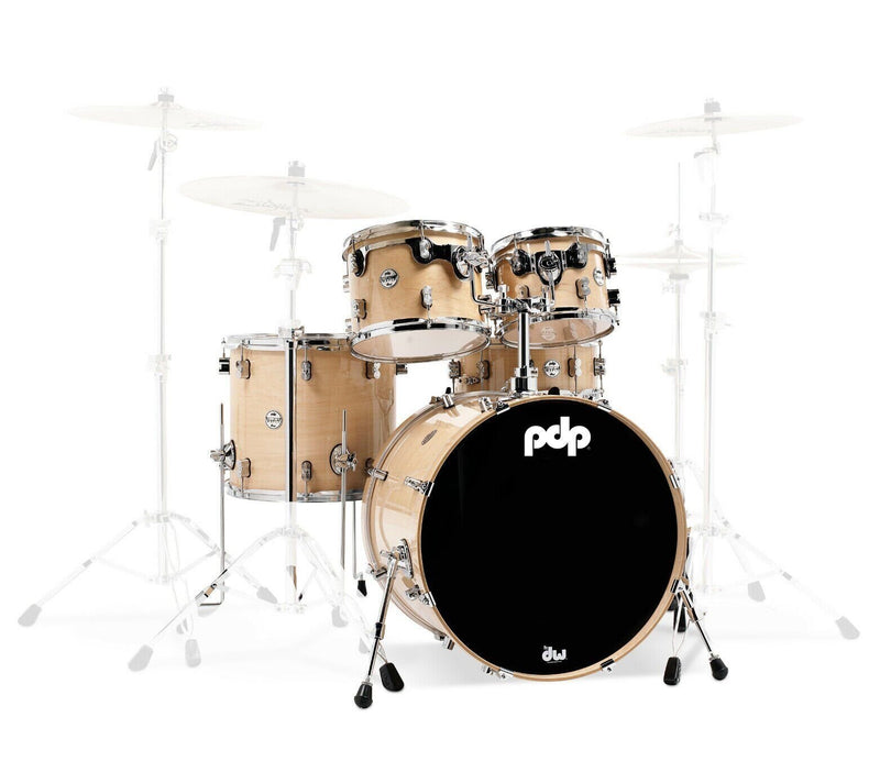 PDP Concept Series 5-Piece Maple Shell Pack 10/12/16/22/14 - Natural Lacquer