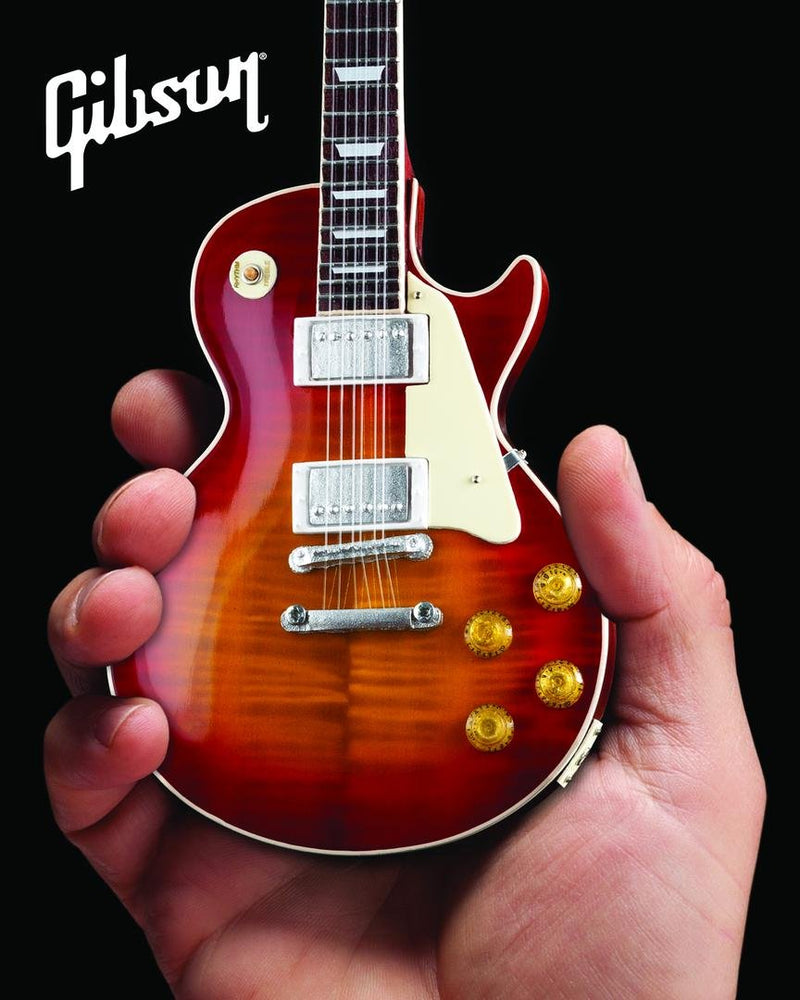 Axe Heaven Gibson 1959 Les Paul Standard Cherry Sunburst Mini Guitar Replica