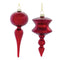 Glass Finial Drop Ornament (Set of 12)