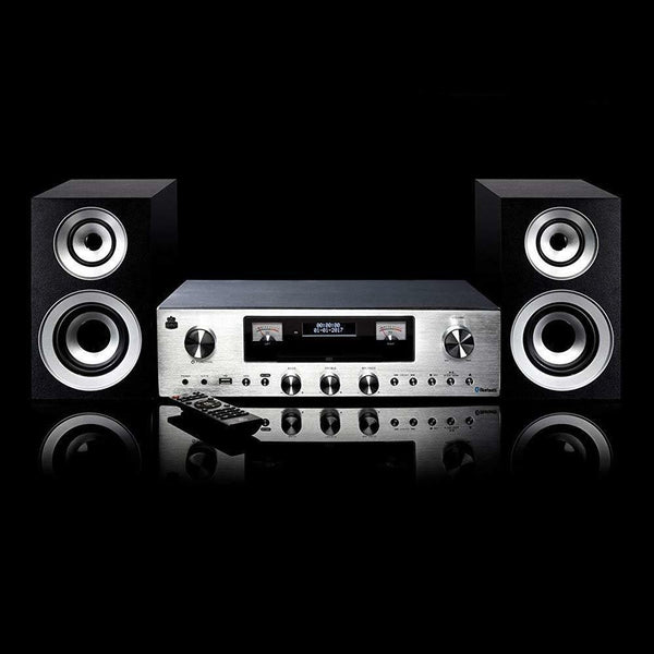 GPO PR 200 Amplifier Speaker System Bluetooth AMP CD FM USB Record