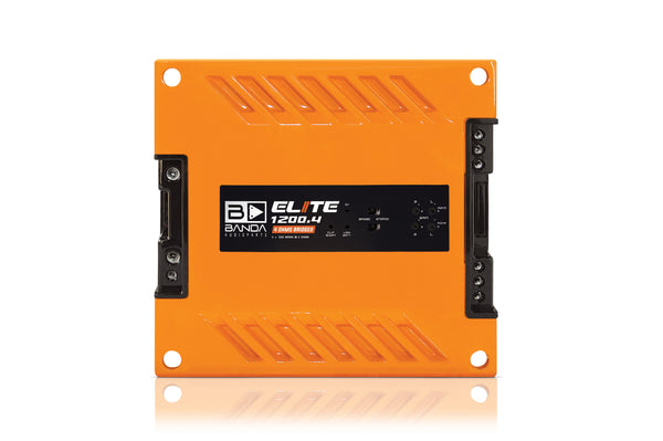 Banda 1200 Watt 4 Channel 2 Ohm Car Amplifier - Orange - 1200.42OHMORANGE