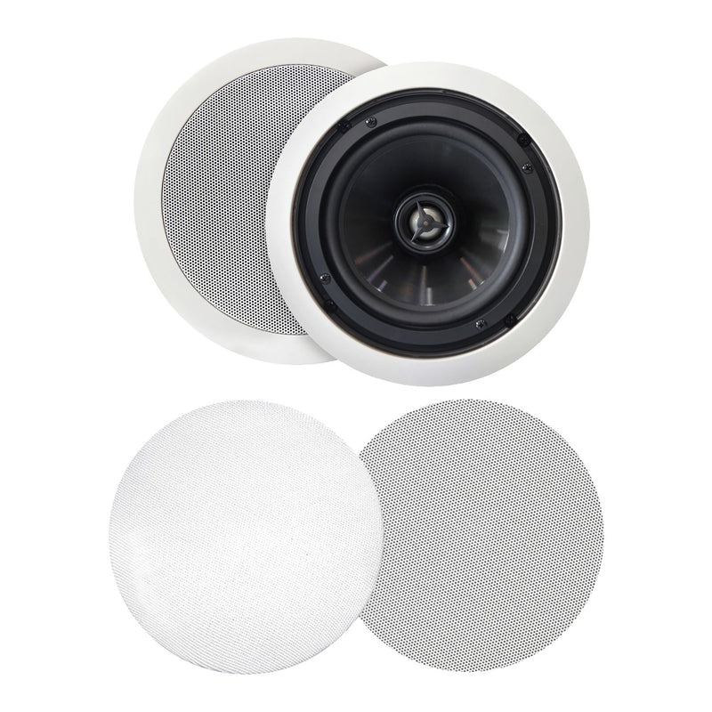 BIC America Muro MSR-PRO6 Outdoor 125W 6.5" Ceiling Speakers w/ Pivoting Tweeter