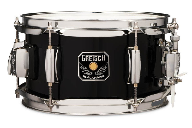 Gretsch Blackhawk 5.5x10 Mighty Mini Snare with Mount - Black - BH-5510-BK