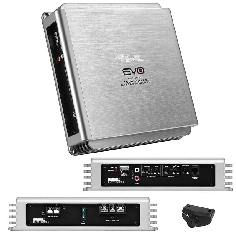 Sound Storm Monoblock Amplifier 1500W Max EVO1500.1