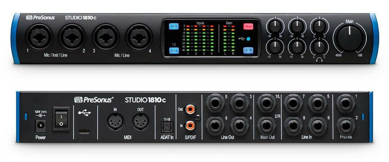 PreSonus Studio 1810C USB-C Audio Interface with StudioOne Artist Software