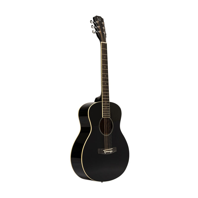 JN Guitars Bessie Series Acoustic Travel Guitar - Black - BES-A MINI BK