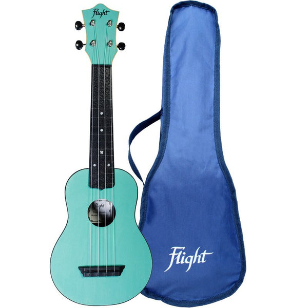 Flight Travel Soprano Ukulele w/ Gig Bag - Light Blue - TUS-35LB