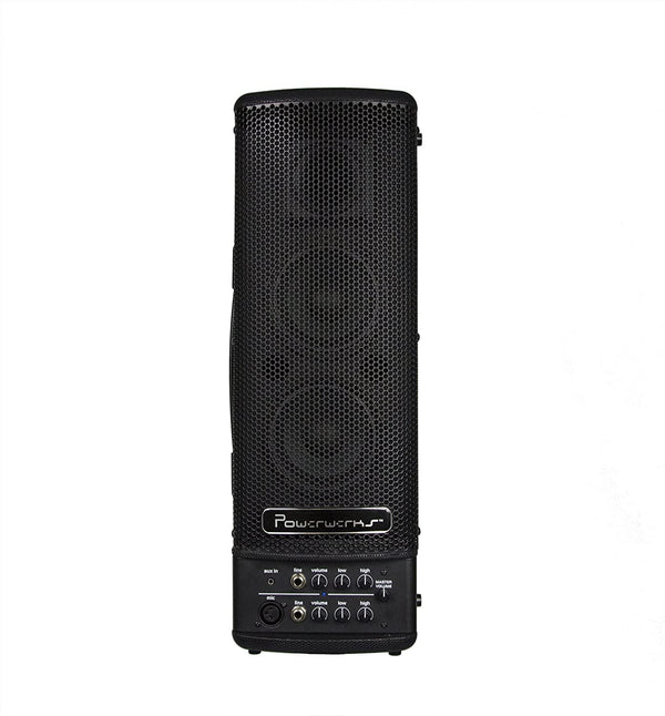 PowerWerks Battery Powered 40 Watt PA Tower w/ Bluetooth Capability - PW40BATBT