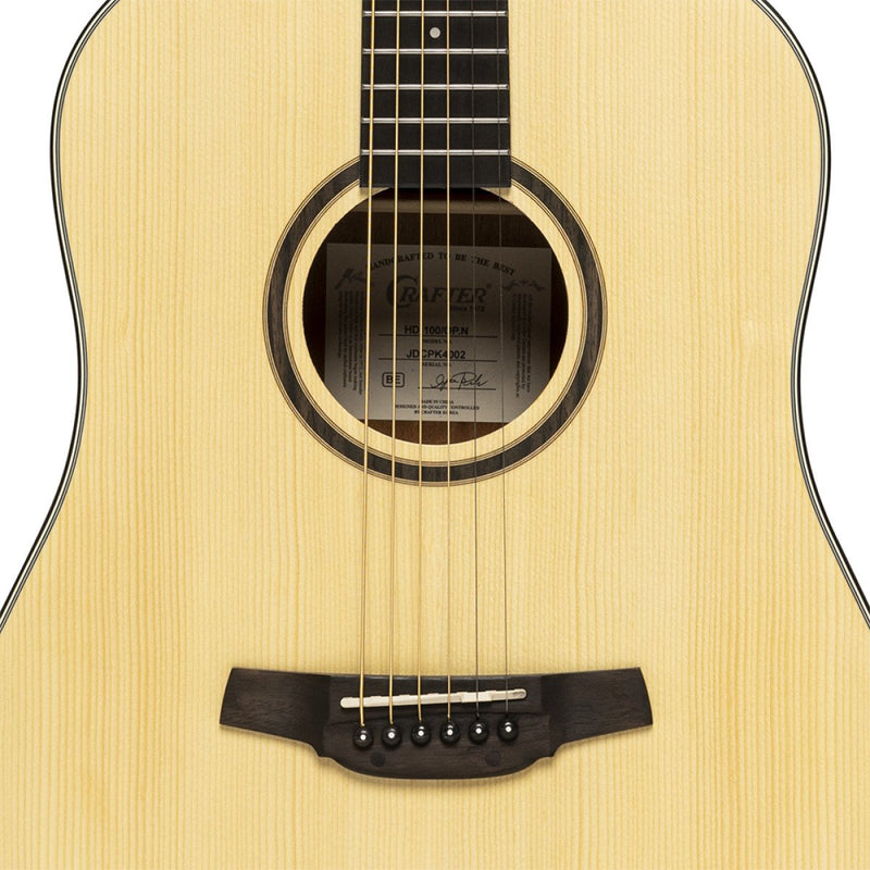 Crafter Silver 100 Dreadnought Acoustic Guitar - Spruce - HD100-N