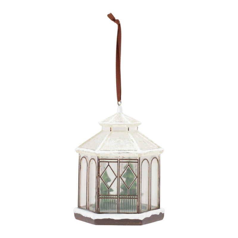 Winter Gazebo Ornament (Set of 4)