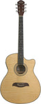 Oscar Schmidt Auditorium Acoustic Electric Guitar - Natural - OACEFN