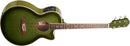 Oscar Schmidt Concert Acoustic Electric Guitar - Flame Trans Green - OG10CEFTGR