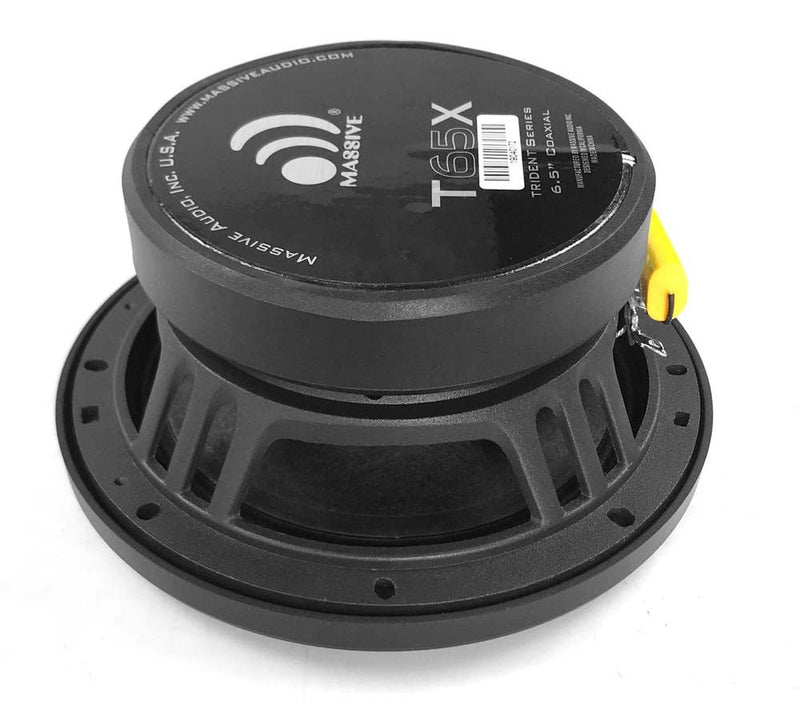 Massive Audio T65X 6.5" 120 Watts Marine Coaxial Speakers