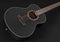 Washburn G-Mini 5 Apprentice 7/8 Acoustic Guitar w/ Gig Bag - Black Matte