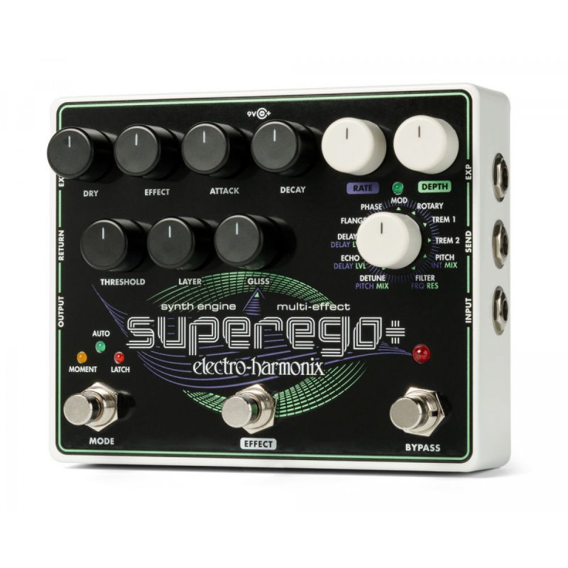 Electro-Harmonix Superego Plus Synth Engine/Multi-Effect Pedal