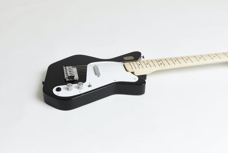 Loog Pro VI Mini Electric Guitar with Built-in Amplifier - Black - LGPRVIEK