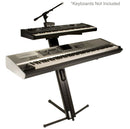 Ultimate Support AX-48 Pro Plus Two-tier Portable Column Keyboard Stand (Black)