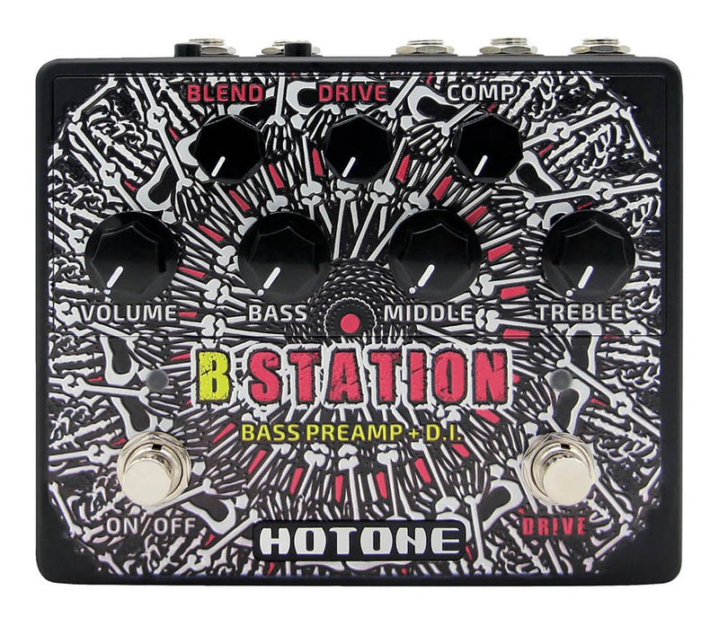 Hotone B Station Bass Preamp/D.I. Pedal - TPPBST