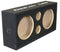 DeeJay LED Speaker Enclosure for Two 10" Woofers & 2 Tweeters - Black