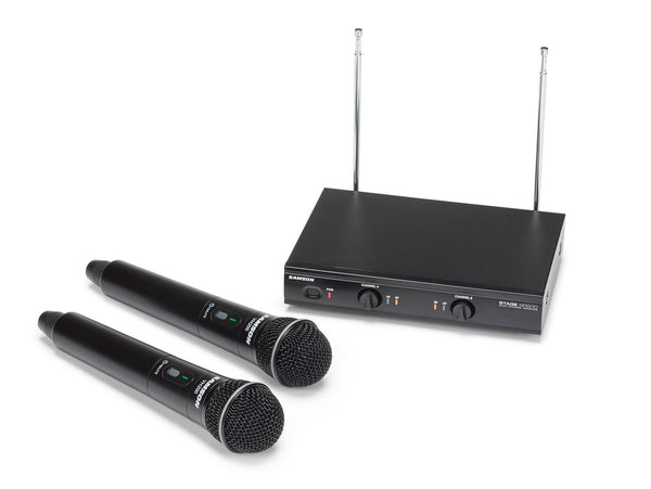 Samson Stage 200 Dual-Channel Handheld VHF Wireless System - Group A / Channel A