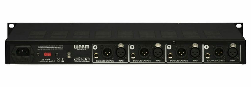 Warm Audio Four Channel Microphone Preamp - WA-412