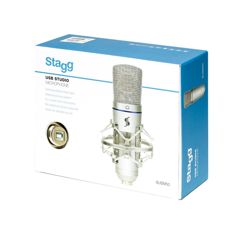 Stagg USB Studio Condenser Microphone - SUSM50