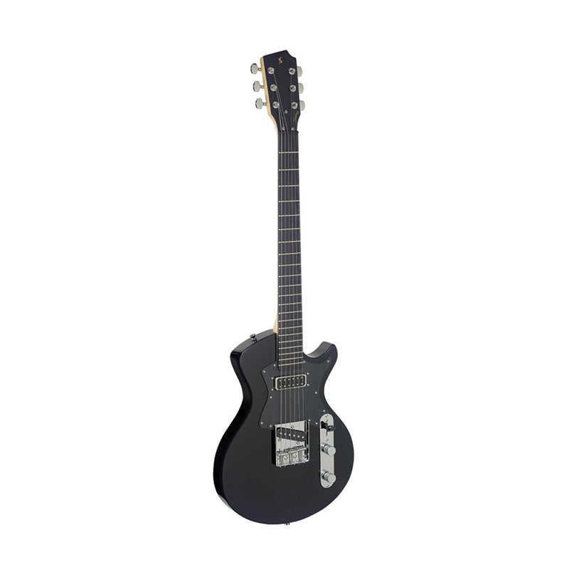 Stagg Silveray Custom Solid Buddy Electric Guitar - Black - SVY CST BK