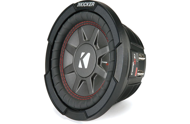 Kicker 6.75" Slim 1 Ohm 150 Watt Car Audio Woofer - 43CWRT671