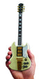 Axe Heaven Gibson 1964 SG Custom 1:4 Mini Guitar Replica - White - GG-222