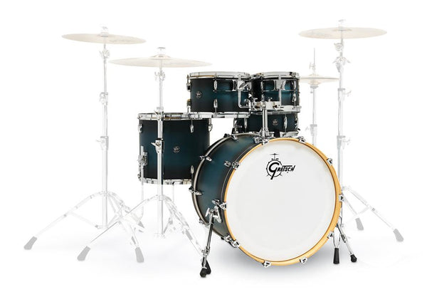 Gretsch Renown 2 5-Piece Drum Set 22/10/12/16/14 - Satin Antique Blue Burst