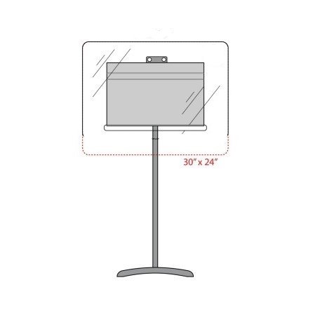 Gibraltar 5-Pack 24" x 30” Sound Shield for Music Stand w/ Clips