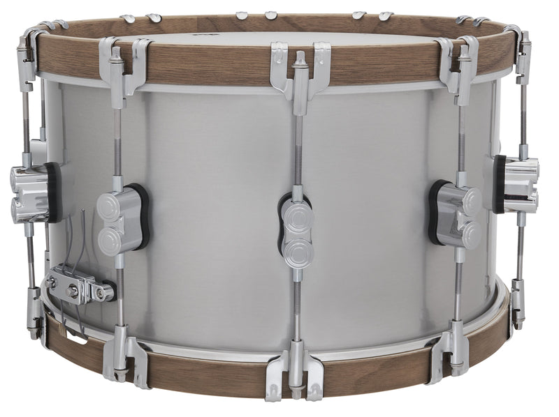 PDP 8x14 Concept Select Snare w/ Aluminum/Walnut Wood Hoops & Chrome Hardware