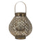 Ornate Bronze Metal Lantern with Handle