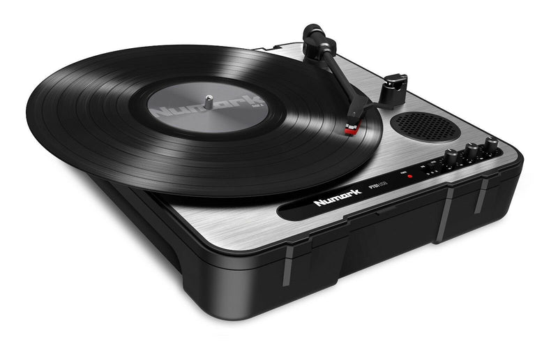 Numark PT01 USB Portable Vinyl-Archiving Turntable Vinyl Record Player