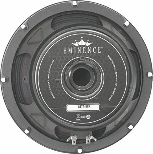 Eminence 8" 500 Watt 8 Ohms Car Audio Coaxial Driver Speaker - Beta-8CX