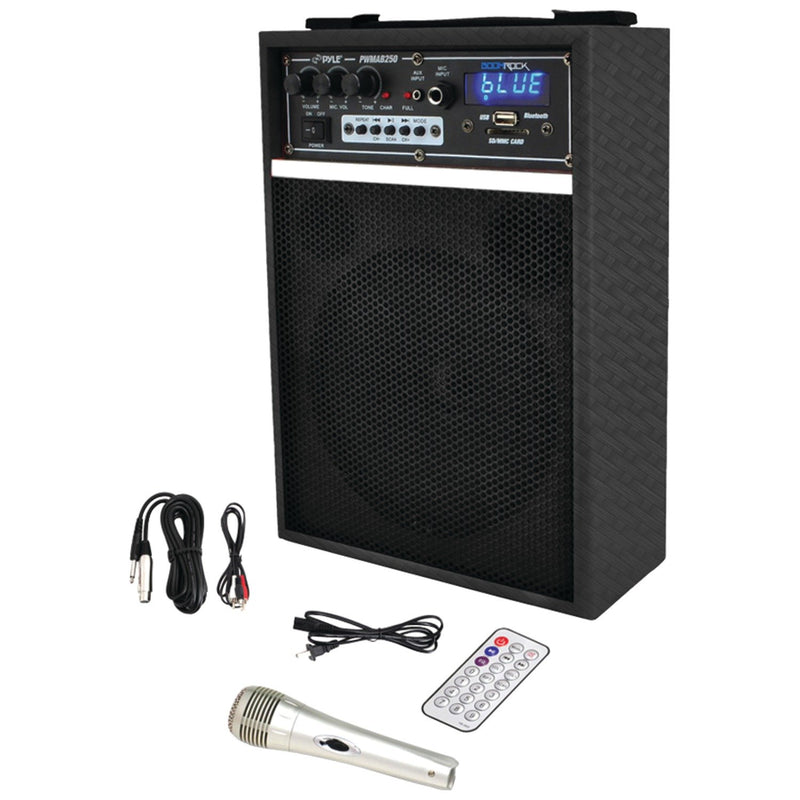 Pyle Pro PWMAB250BK 300-Watt Bluetooth 6.5" Portable PA Speaker System